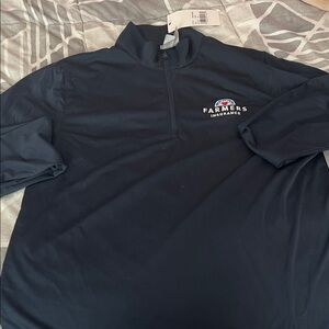 Farmers Insurance Navy Quarter-Zip Long Sleeve Pullover